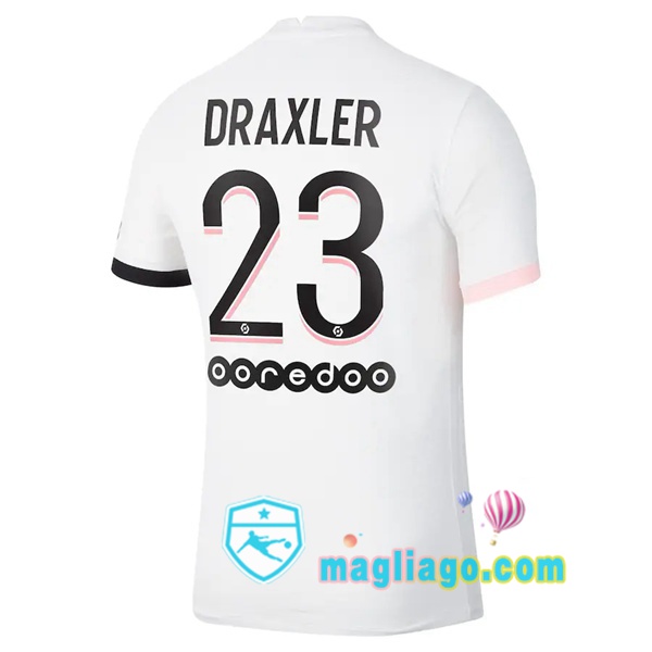 Magliago - Passione Maglie Thai Affidabili Basso Costo Online Shop | Maglia Jordan Paris PSG (Draxler 23) Uomo Seconda 2021/2022