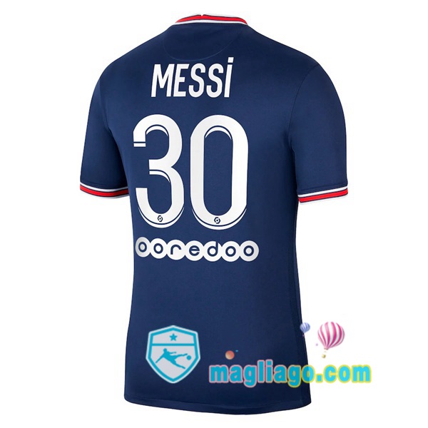 Magliago - Passione Maglie Thai Affidabili Basso Costo Online Shop | Maglia Jordan Paris PSG (Messi 30) Uomo Prima 2021/2022