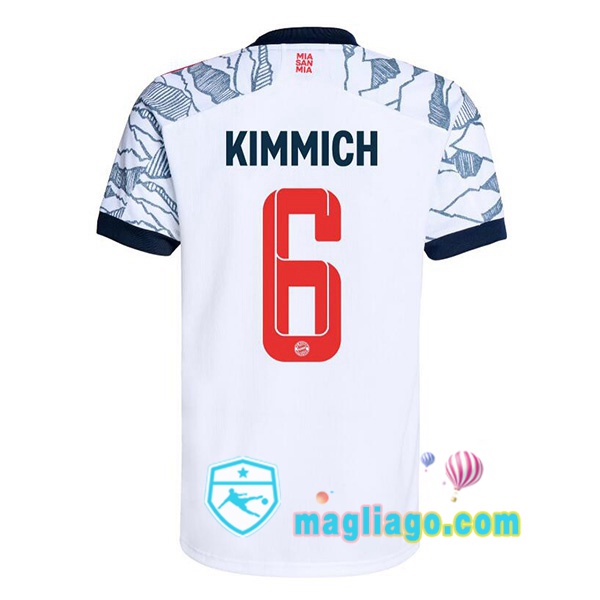 Magliago - Passione Maglie Thai Affidabili Basso Costo Online Shop | Maglia Bayern Monaco (Kimmich 6) Uomo Terza 2021/2022