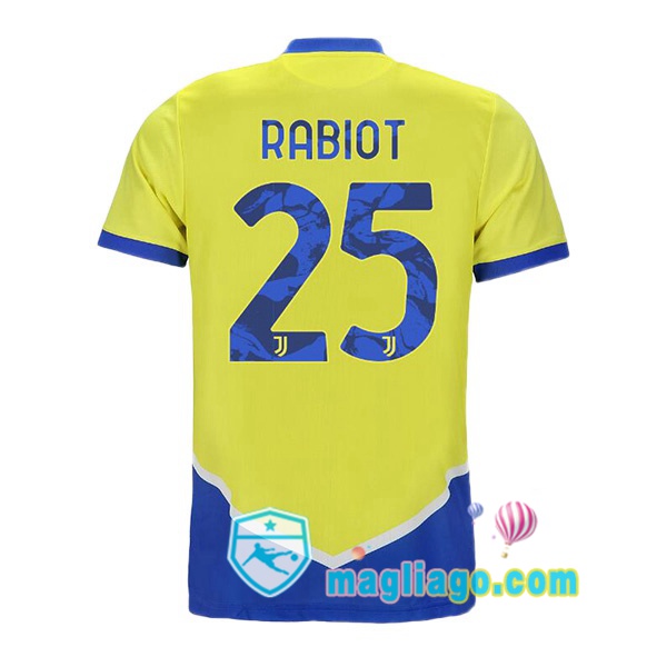 Magliago - Passione Maglie Thai Affidabili Basso Costo Online Shop | Maglia Juventus (RABIOT 25) Uomo Terza 2021/2022