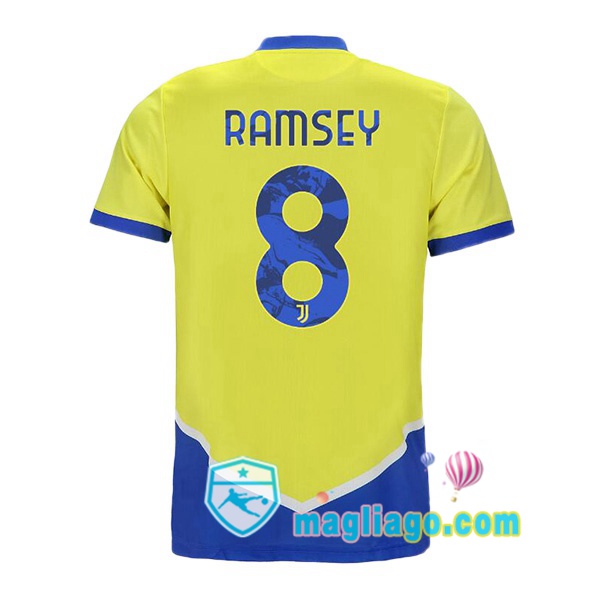 Magliago - Passione Maglie Thai Affidabili Basso Costo Online Shop | Maglia Juventus (RAMSEY 8) Uomo Terza 2021/2022