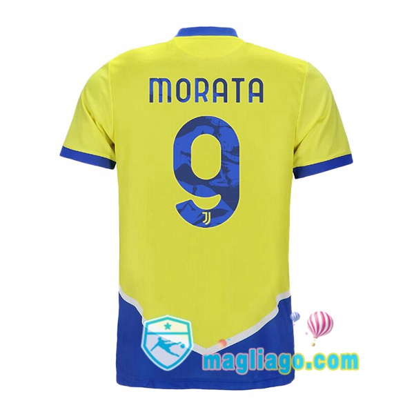 Magliago - Passione Maglie Thai Affidabili Basso Costo Online Shop | Maglia Juventus (MORATA 9) Uomo Terza 2021/2022