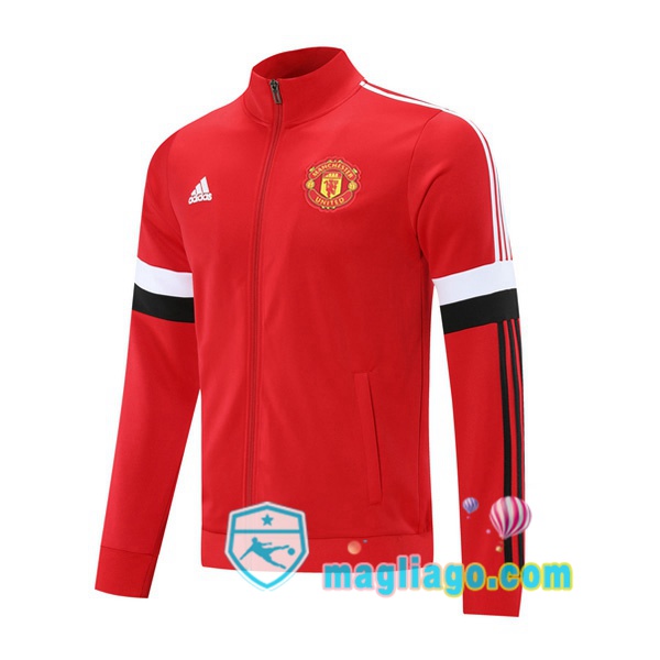 Magliago - Passione Maglie Thai Affidabili Basso Costo Online Shop | Giacca Calcio Manchester United Rosso 2021/2022