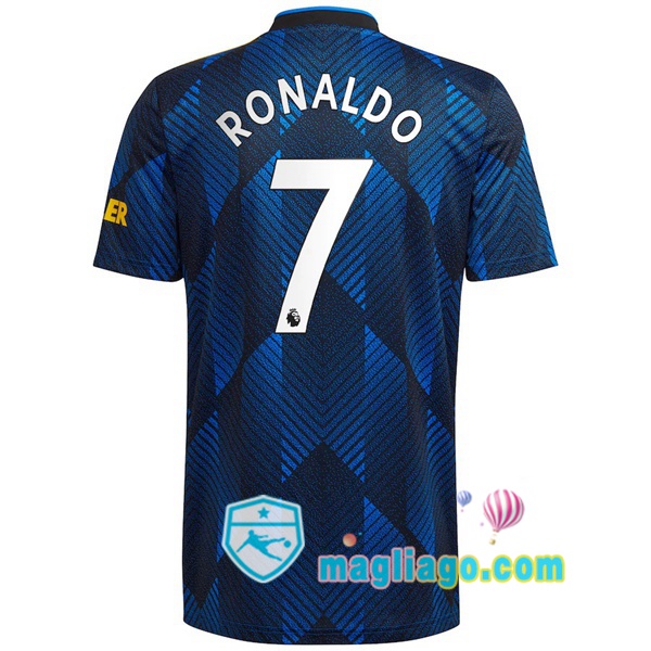 Magliago - Passione Maglie Thai Affidabili Basso Costo Online Shop | Maglia Manchester United (RONALDO 7) Uomo Terza 2021/2022