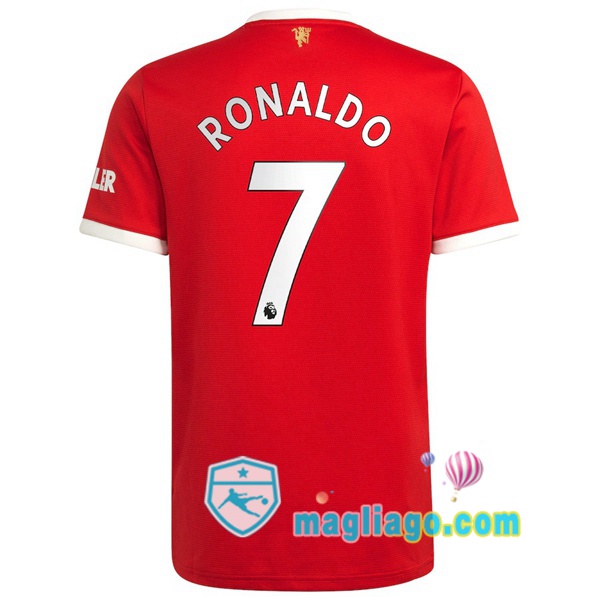 Magliago - Passione Maglie Thai Affidabili Basso Costo Online Shop | Maglia Manchester United (RONALDO 7) Uomo Prima 2021/2022