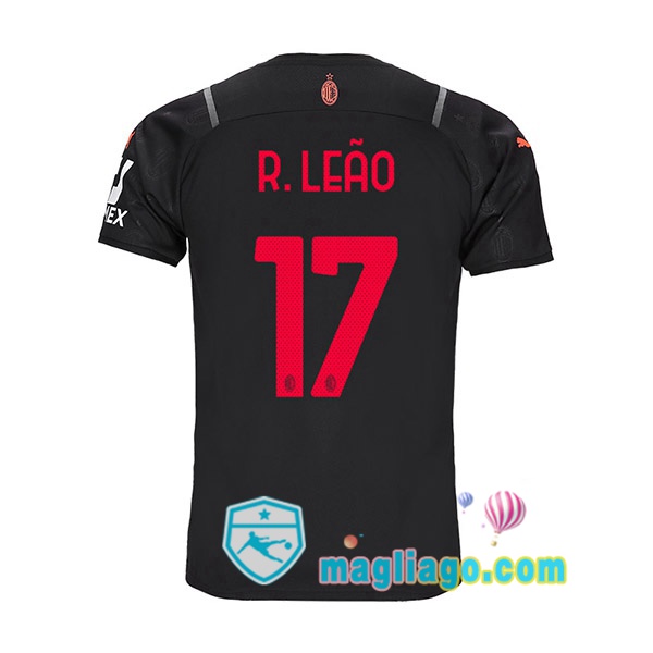 Magliago - Passione Maglie Thai Affidabili Basso Costo Online Shop | Maglia AC Milan (R. LEÃO 17) Uomo Terza 2021/2022