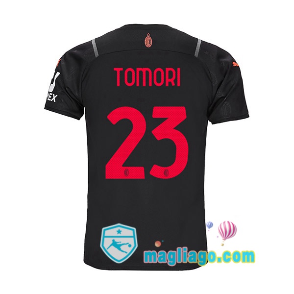 Magliago - Passione Maglie Thai Affidabili Basso Costo Online Shop | Maglia AC Milan (TOMORI 23) Uomo Terza 2021/2022