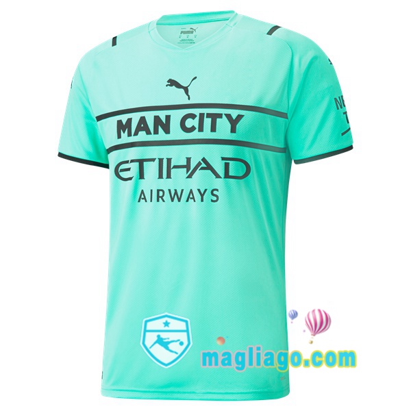 Magliago - Passione Maglie Thai Affidabili Basso Costo Online Shop | Maglia Manchester City Portiere Verde 2021/2022