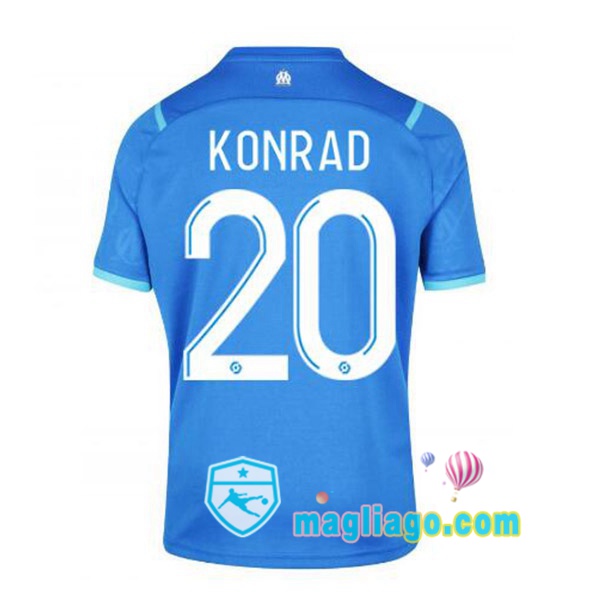 Magliago - Passione Maglie Thai Affidabili Basso Costo Online Shop | Maglia Marsiglia OM (KONRAD 20) Uomo Terza 2021/2022