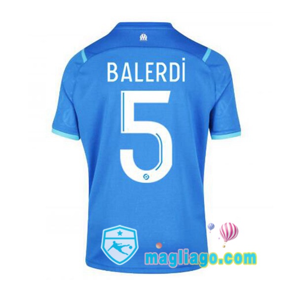 Magliago - Passione Maglie Thai Affidabili Basso Costo Online Shop | Maglia Marsiglia OM (BALERDI 5) Uomo Terza 2021/2022