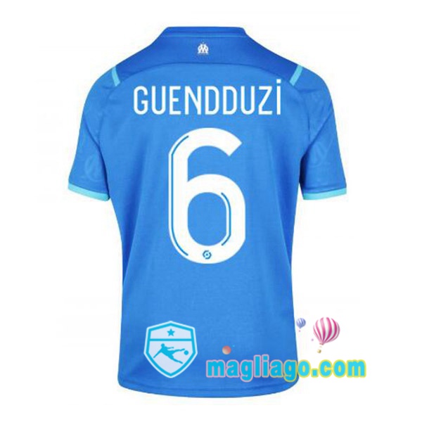Magliago - Passione Maglie Thai Affidabili Basso Costo Online Shop | Maglia Marsiglia OM (GUENDOUZI 6) Uomo Terza 2021/2022