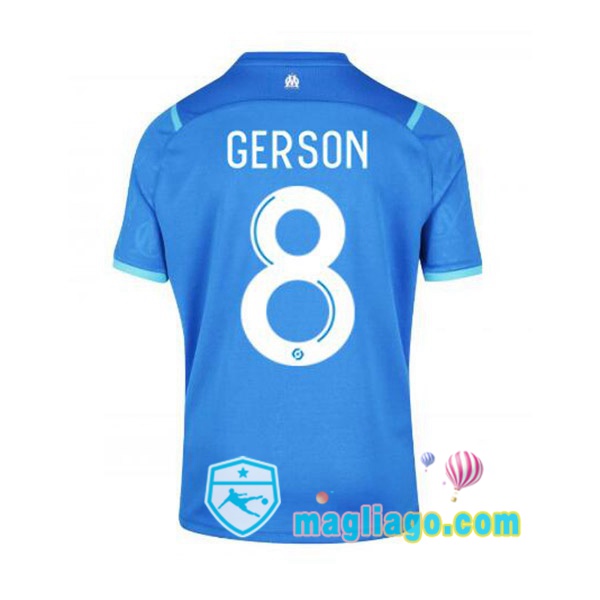 Magliago - Passione Maglie Thai Affidabili Basso Costo Online Shop | Maglia Marsiglia OM (GERSON 8) Uomo Terza 2021/2022