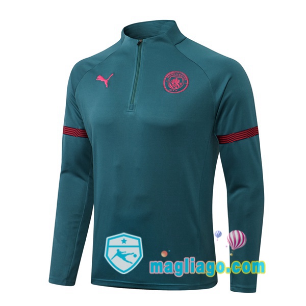Magliago - Passione Maglie Thai Affidabili Basso Costo Online Shop | Felpa Calcio Manchester City Verde 2021/2022