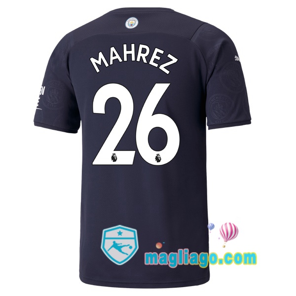 Magliago - Passione Maglie Thai Affidabili Basso Costo Online Shop | Maglia Manchester City (MAHREZ 26) Uomo Terza 2021/2022