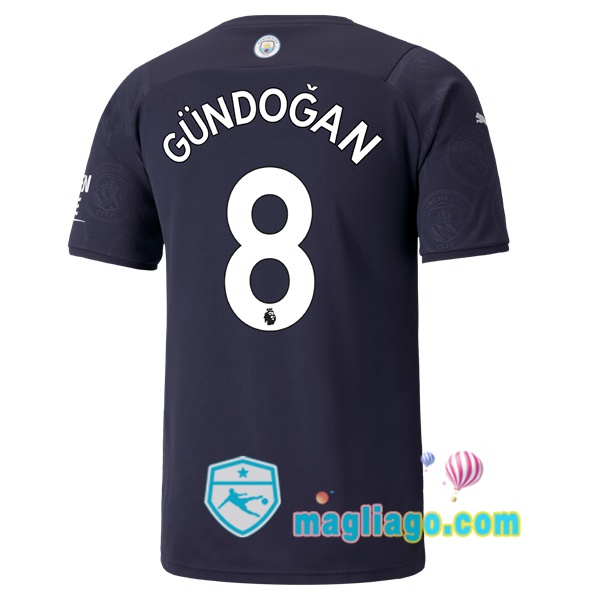 Magliago - Passione Maglie Thai Affidabili Basso Costo Online Shop | Maglia Manchester City (GÜNDOĞAN 8) Uomo Terza 2021/2022