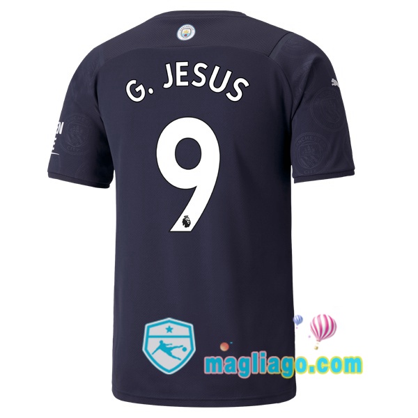 Magliago - Passione Maglie Thai Affidabili Basso Costo Online Shop | Maglia Manchester City (G.JESUS 9) Uomo Terza 2021/2022