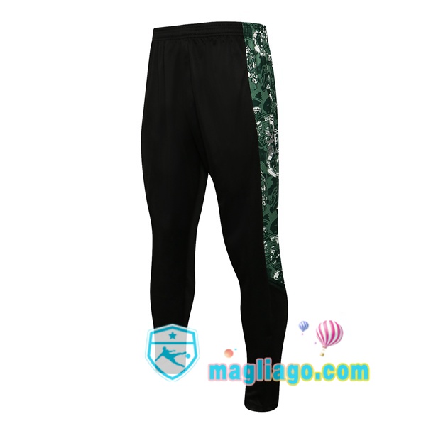 Magliago - Passione Maglie Thai Affidabili Basso Costo Online Shop | Pantaloni Da Allenamento Manchester City Nero Verde 2021/2022
