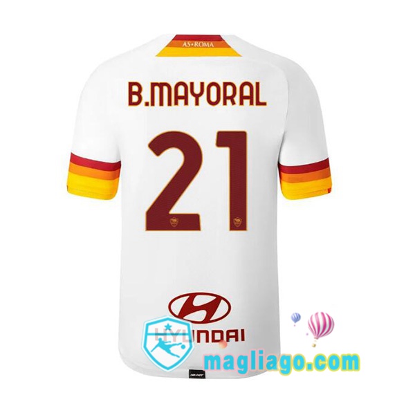 Magliago - Passione Maglie Thai Affidabili Basso Costo Online Shop | Maglia AS Roma (B.MAYORAL 21) Uomo Seconda 2021/2022