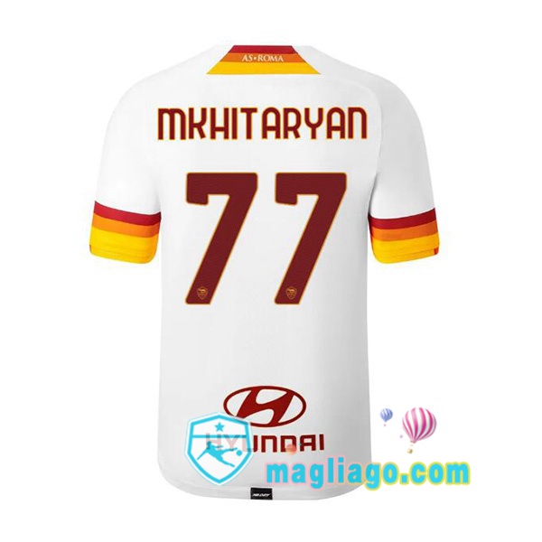 Magliago - Passione Maglie Thai Affidabili Basso Costo Online Shop | Maglia AS Roma (MKHITARYAN 77) Uomo Seconda 2021/2022