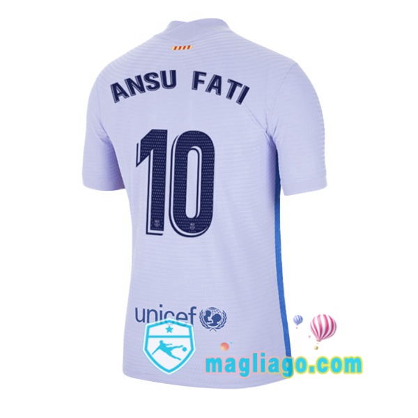 Magliago - Passione Maglie Thai Affidabili Basso Costo Online Shop | Maglia FC Barcellona (Ansu Fati 10) Uomo Seconda 2021/2022