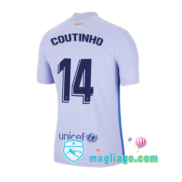 Magliago - Passione Maglie Thai Affidabili Basso Costo Online Shop | Maglia FC Barcellona (Coutinho 14) Uomo Seconda 2021/2022