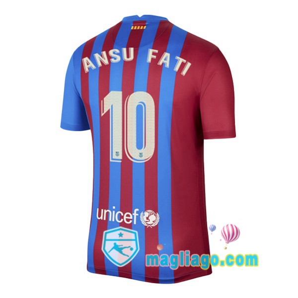 Magliago - Passione Maglie Thai Affidabili Basso Costo Online Shop | Maglia FC Barcellona (Ansu Fati 10) Uomo Prima 2021/2022