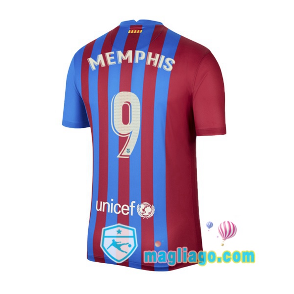 Magliago - Passione Maglie Thai Affidabili Basso Costo Online Shop | Maglia FC Barcellona (Memphis 9) Uomo Prima 2021/2022