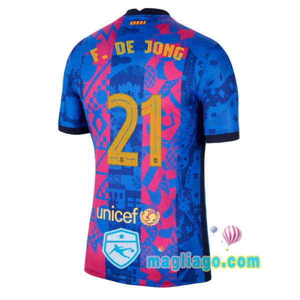 Magliago - Passione Maglie Thai Affidabili Basso Costo Online Shop | Maglia FC Barcellona (F. DE JONG 21) Uomo Terza 2021/2022