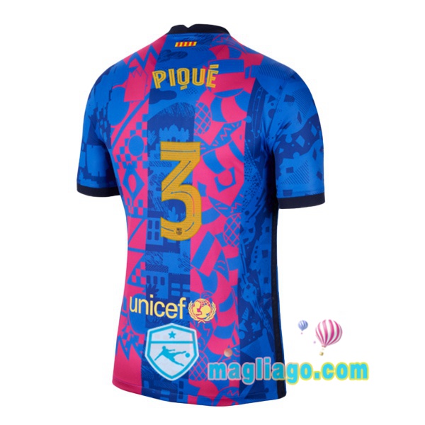 Magliago - Passione Maglie Thai Affidabili Basso Costo Online Shop | Maglia FC Barcellona (PIQUÉ 3) Uomo Terza 2021/2022