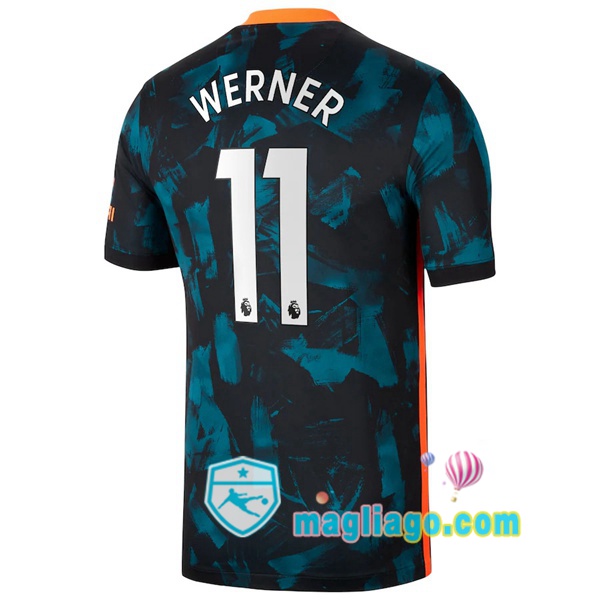 Magliago - Passione Maglie Thai Affidabili Basso Costo Online Shop | Maglia FC Chelsea (WERNER 11) Uomo Terza 2021/2022