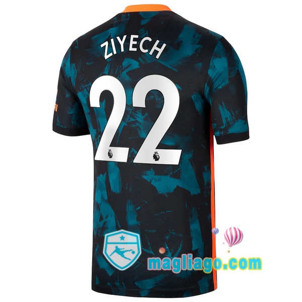 Magliago - Passione Maglie Thai Affidabili Basso Costo Online Shop | Maglia FC Chelsea (ZIYECH 22) Uomo Terza 2021/2022