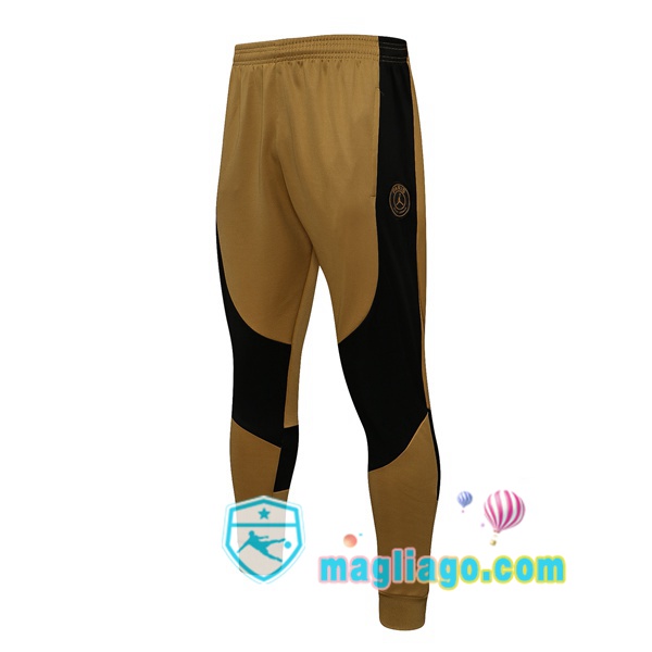 Magliago - Passione Maglie Thai Affidabili Basso Costo Online Shop | Pantaloni Da Allenamento JORDAN Paris PSG Giallo 2021/2022