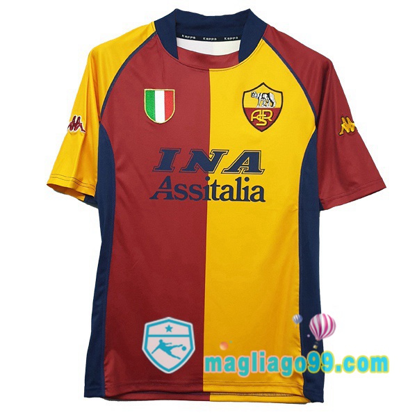 Magliago - Passione Maglie Thai Affidabili Basso Costo Online Shop | Maglia Storica AS Roma Prima 2001 2002