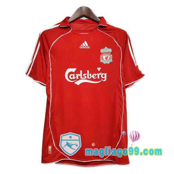 2006-2007 FC Liverpool Prima Retro Maglia Storica Rosso