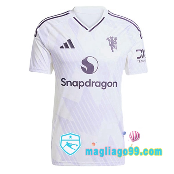 Magliago - Passione Maglie Thai Affidabili Basso Costo Online Shop | Maglia Manchester United Seconda Bianco 2025/2026