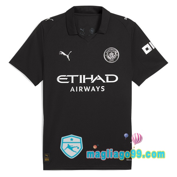 Magliago - Passione Maglie Thai Affidabili Basso Costo Online Shop | Maglia Manchester City Seconda Nero 2025/2026