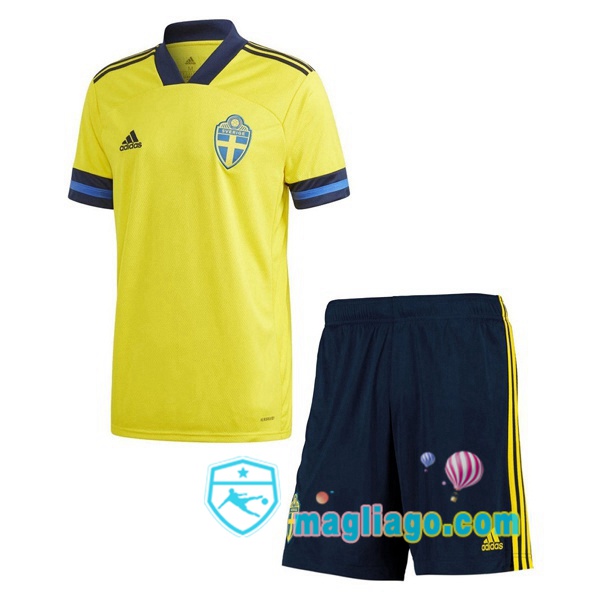 Magliago - Passione Maglie Thai Affidabili Basso Costo Online Shop | Nazionale Maglia Svezia Bambino Prima 2020/2021