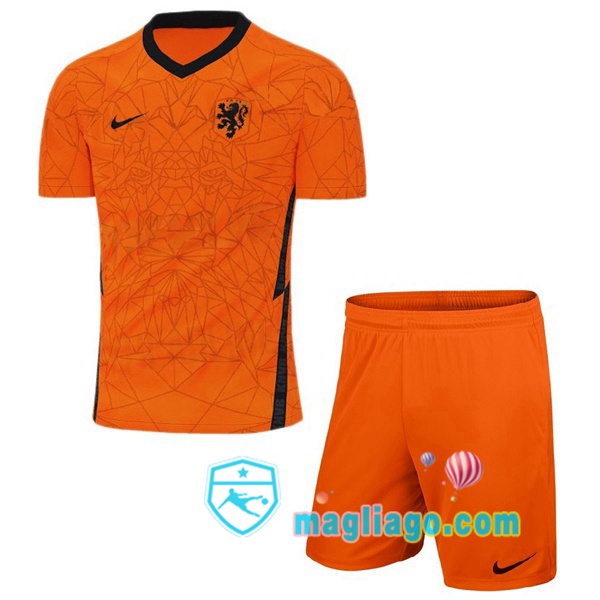 Magliago - Passione Maglie Thai Affidabili Basso Costo Online Shop | Nazionale Maglia Paesi Bassi Bambino Prima 2020/2021