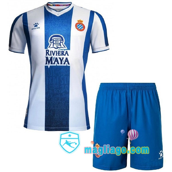 Magliago - Passione Maglie Thai Affidabili Basso Costo Online Shop | Maglia RCD Espanyol Bambino Prima 2019/2020