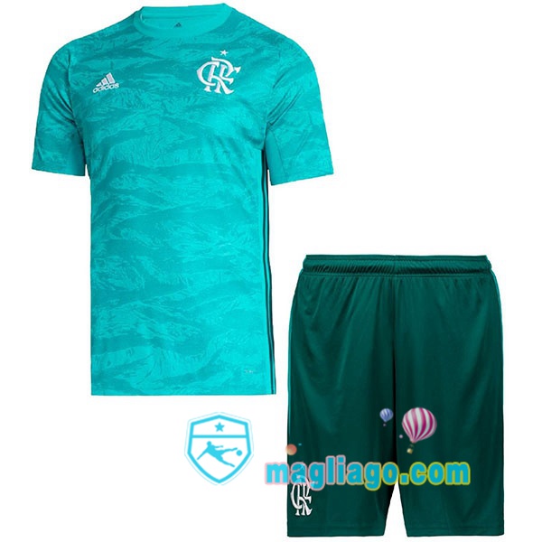 Magliago - Passione Maglie Thai Affidabili Basso Costo Online Shop | Maglia Flamengo Bambino Portiere Blu 2019/2020