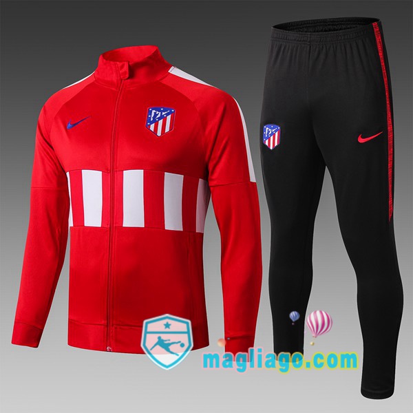 Magliago - Passione Maglie Thai Affidabili Basso Costo Online Shop | Giacca Da Allenamento Atletico Madrid Bambino Rosso 2019/2020