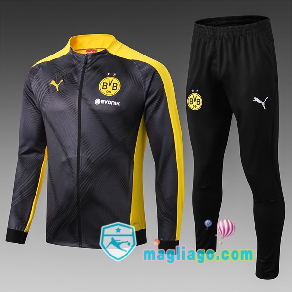 Magliago - Passione Maglie Thai Affidabili Basso Costo Online Shop | Giacca Da Allenamento Dortmund BVB Bambino Nero 2019/2020