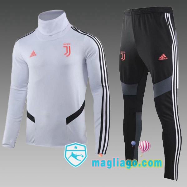 Magliago - Passione Maglie Thai Affidabili Basso Costo Online Shop | Felpa Con Cappuccio Juventus Bambino Bianco Collo Alto 2019/2020
