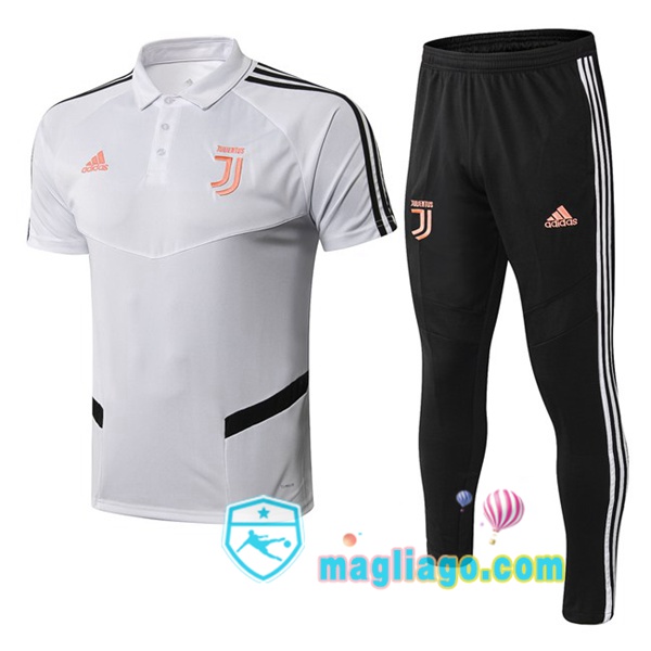 Magliago - Passione Maglie Thai Affidabili Basso Costo Online Shop | Juventus Polo Maglia Uomo + Pantaloni Bianco Nero 2019/2020