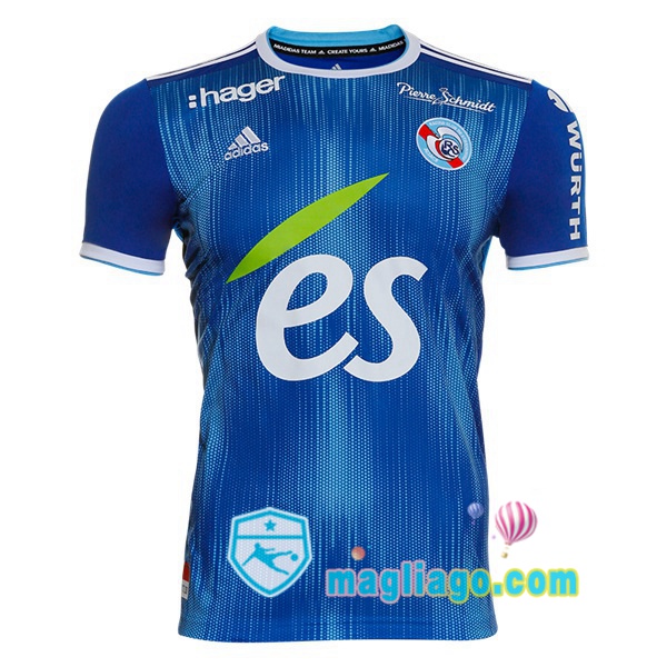 Magliago - Passione Maglie Thai Affidabili Basso Costo Online Shop | Maglia RC Strasbourg Uomo Prima 2019/2020