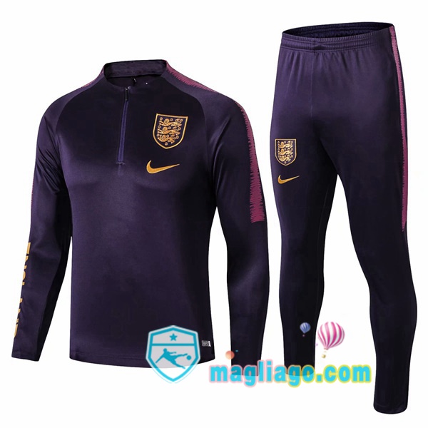 Magliago - Passione Maglie Thai Affidabili Basso Costo Online Shop | Tuta da Allenamento Inghilterra Porpora 2019/2020