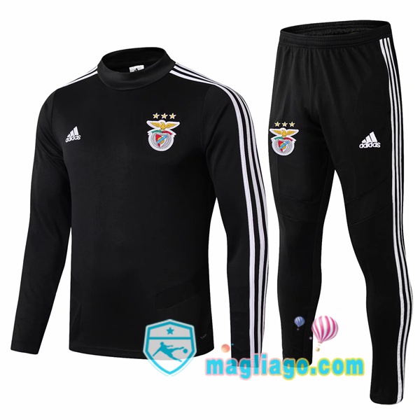 Magliago - Passione Maglie Thai Affidabili Basso Costo Online Shop | Tuta da Allenamento S.L Benfica Nero 2019/2020