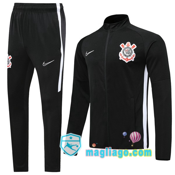 Magliago - Passione Maglie Thai Affidabili Basso Costo Online Shop | Giacca Da Allenamento Corinthians Nero 2019/2020