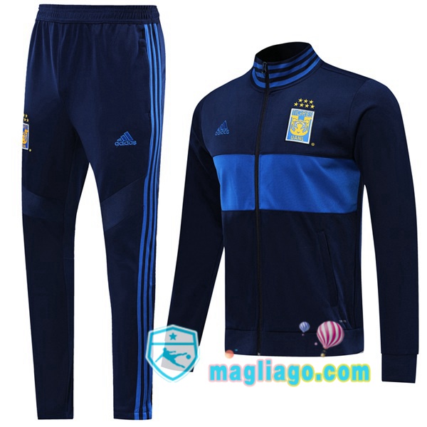 Magliago - Passione Maglie Thai Affidabili Basso Costo Online Shop | Giacca Da Allenamento Tigres UANL Blu Scuro 2019/2020