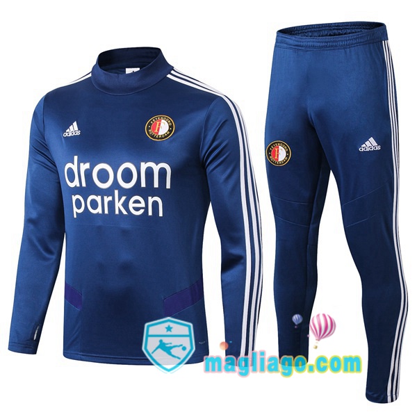 Magliago - Passione Maglie Thai Affidabili Basso Costo Online Shop | Tuta da Allenamento Feyenoord Rotterdam Blu 2019/2020